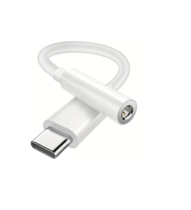 C To 3.5mm Kulaklık Ses Çevirici Dönüştürücü Aux Adaptör Lxshp 1055529 Ses Kablosu Dönüştürücüsü