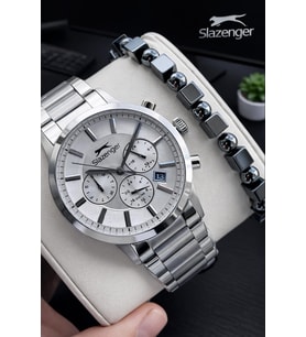 Slazenger 2 Yıl Garantili İç Fonksiyonları Aktif 10 Atm Suya Dayanıklı Erkek Kol Saati FG.SL.2511.01