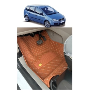 Ford C-Max 2004-2010 Arası Araca Özel 8D Havuzlu Paspas Takımı (Altın)