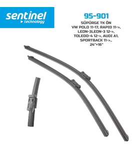Sentinel Audi A1 Seat Leon 3 Toledo 4 VW Polo 6 Rapid 2011 Orijinal Silecek