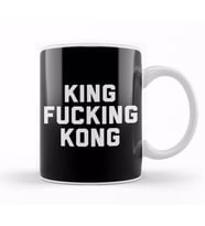King Fucking Kong Kupa Bardak Porselen
