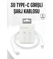 Iphone Uyumlu İos Uyumlu Lightning Hızlı Şarj Tye C Lightning Şarj Kablosu