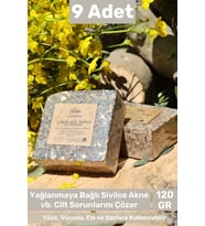 #sabun %100 Doğal Güzel Kokulu El Yüz Saç Cilt Vücut Orijinal Çörek Otlu Sabunu 120g - 9 Adet