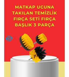 Matkap Ucu Temizlik Aparatı 3’lü Fırça Seti
