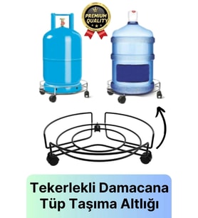 Çok Fonksiyonlu Dayanıklı Kaymaz Yapı Metal Ağır Yükler Tekerlekli Saksı Damacana Tüp Taşıma Altlığı