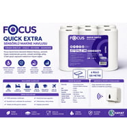 Focus Quick Extra Sensörlü Makine Havlusu 6’lı 130 Mt