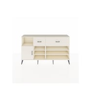 Arges Konsol 6 Raflı 2 Çekmeceli Tek Kapaklı  176x30x99 Aytaşı-Aytaşı