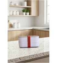 İki Katlı Bento Lunch Box Lastikli Sefer Tası