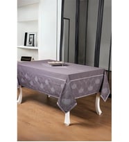 Aslı Lüx Jakar Polycotton Tp Kumaş Füme Masa Örtüsü 160x300 Cm - 1255 (Standart)