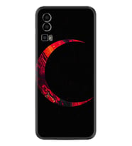General Mobile GM 23 Kılıf Silikon Desen Özel Seri Red Moons 1747