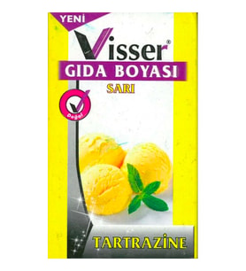 Visser Toz Gıda Boyası Sarı - 2 adet