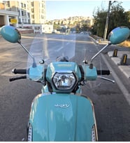 MOTOCAM Skyjet Bellina Ön Cam 2024-2026 Model 37cm Şeffaf Renkli 4mm APARATSIZ
