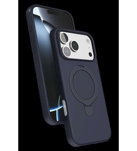 iPhone 17 Pro Regal Magsafe Standlı Kapak - Lacivert