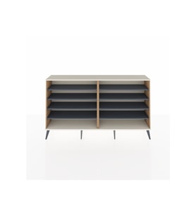 Arges Konsol 8 Raflı  176x30x99 Çam-Aytaşı/Antrasit
