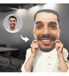 Kişiye Özel Yüz Kafa Yastık Fotoğraflı Şekilli Yastık