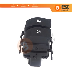 Renault Clio MK2 BB/CB 1998-2014 8200060045 İçin 10-Pin Sürücü Kapı Ana Cam Açma Düğmesi
