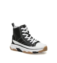 Kinetix Vıole Pu Hı W 3Pr Siyah-Beyaz Kadın High Sneaker  (Siyah - Beyaz)