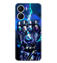 Vivo Y16 Kılıf Silikon Desen Özel Seri Thunder Play 1760