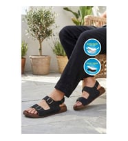 Pierre Cardin PC-7924 M Siyah Erkek Sandalet