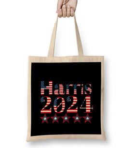Kamala Harris 2024 Bez Çanta Uzun Saplı