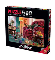 Anatolian Puzzle 500 Parça Şımarık Kediler 3632