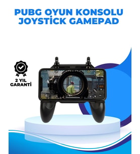 Joystickli ve Tetikleyicili PUBG Mobile Gamepad Oyun Kontrolcüsü