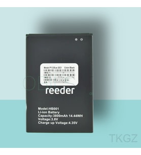 Tkgz - REEDER P13 BLUE MAX PRO 2021 Uyumlu Pil - Servis Sıfır