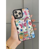 IPhone 12 Pro Max İle Uyumlu Aynalı Telefon Kılıfı – Şok Darbe Koruması, Çizilmez Ayna Kapak, Kamera Koruyucu Kapak, Kadın ve Erkek için Şık Koruyucu Kılıf (çıplakMuz)