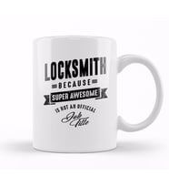 Locksmith Work Job Title Gift Kupa Bardak Porselen
