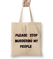 PLEASE STOP MURDERING MY PEOPLE Ma’Khia Bryant Bez Çanta Uzun Saplı
