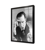 Sherlock Holmes Posteri Çerçeveli Cam Tablo
