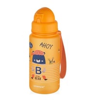 UZSPACE MATARA TRITAN SOFT TOUCH PİPETLİ 3024 400 ML DYNAMIC ORANGE-BEAR