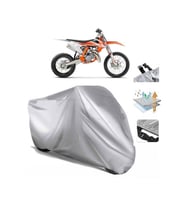 Ktm 85 Sx  Arka Çanta (bağlantı Tokalı) Uyumlu SolarBlock Prime Motosiklet Brandası Örtüsü (Siyah)