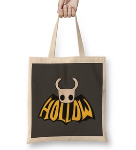 Hollow Knight Hollow Man Bez Çanta Uzun Saplı