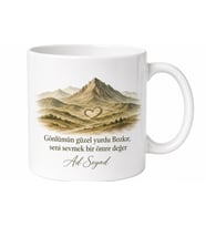 Konya Bozkır Temalı Kişiye Özel Kupa Bardak Gönül Hediye Anı Kupası