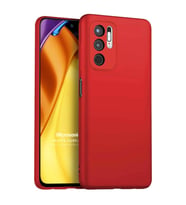 Microsonic Matte Silicone Xiaomi Poco M3 Pro Kılıf Kırmızı