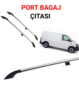 T6 KISA ŞASE GRİ PORTBAGAJ TAVAN ÇİTASI 2009 2010 2011 2012 2013 2014 2015