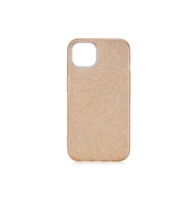 Apple iPhone 13 Mini Uyumlu Kılıf Zore Shining Silikon (Gold)