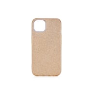 Apple iPhone 13 Mini Uyumlu Kılıf Zore Shining Silikon (Gold)