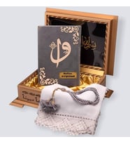 GOLD SANDIKLI HAFIZ BOY KUR'AN-I KERİM SETİ SET(GRİ)