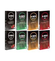 S-Box 8 Adet Karma Prezervatif Seti 12lı