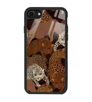 iPhone 7 Leoparlar Tasarımlı Glossy Telefon Kılıfı