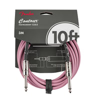 Fender 0990571166 Contour Serisi Burgundy Mist Enstrüman Kablosu (3m) Şık Burgundy Mist Renk Dayanıklı Dış Kaplama ve Net Sinyal