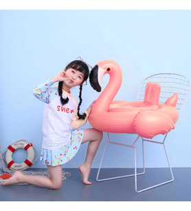 Ayak Geçmeli Flatör Sırtlıklı Büyük Boy Şişme Flamingo Simit Deniz Plaj Havuz Oyuncağı 80 cm. (Pembe)