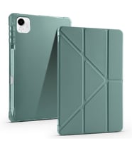 Lexroo Honor Pad X9 Pro Kılıf Tri Folding Kalem Bölmeli Standlı Kılıf - Koyu Yeşil