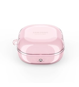 Microsonic Samsung Galaxy Buds Pro Kılıf Askı Aparatlı Tranparan Silikon Pembe