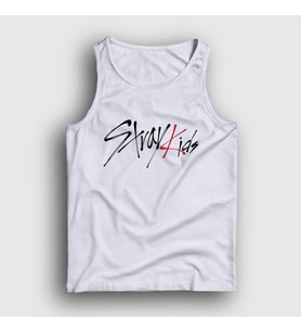 Presmono Unisex Beyaz Logo Stray Kids Atlet 122670tt (Beyaz)