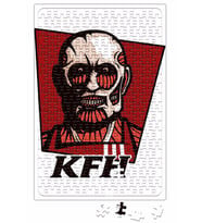 Kentucky Fried Human Attack of Titan Puzzle 240 Parça Yapboz