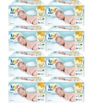 Uni Baby Islak Havlu Hassas Yeni Doğan 40 Yaprak (24 Lü Pk) 960 Yaprak (Narin Ciltler için) (8PK*3) (Beyaz)