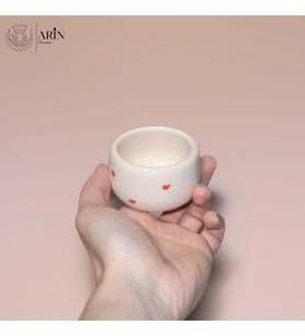 Kalpli Espresso Fincanı, El Yapımı Fincan, Seramik Kahve Fincanı, 80 Ml. Fincan, Espresso Fincanı